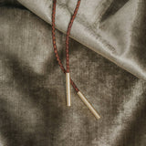 Archer Bolo Tie | Dark Brown / Turquoise | Commonform
