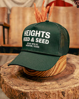 Printed Trucker Hat | Heights Feed & Seed | Manready Mercantile