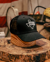 Embroidered Trucker Hat | Texas Whiskey Blooded | Manready Mercantile