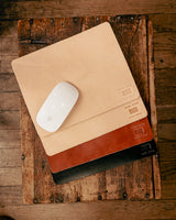 Leather Mouse Pad | Work Hard Live Well | Manready Mercantile