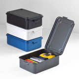 Steel Stackable Storage Box T-150 | Orange | Toyo Steel Co.