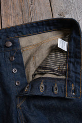 Portola Classic Taper | 13 oz Natural Rinsed Denim | Freenote Cloth