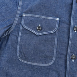 Lambert Shirt | Slate Chambray | Freenote Cloth