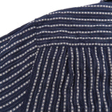 Cayucos S/S Shirt | Jacquard Navy | Freenote Cloth