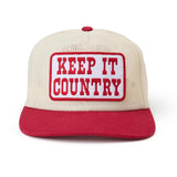 Keep It Country All Mesh Trucker Snapback | Cream + Red | Seager Co.