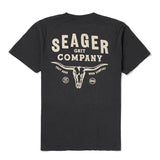 Longhorn Premium Tee | Pigment Black | Seager Co.
