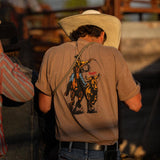 Premium Rodeo Series Tee | Pigment Brown | Seager Co.