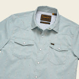 H Bar B Tech Longsleeve | Supernova Stripe : Ash Blue | Howler Bros