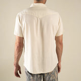 The Wyatt Pearl Snap S/S Solid Shirt | Antique White | Sendero Provisions Co