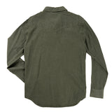 Wyatt Pearl Snap Denim Shirt | Faded Olive | Sendero Provisions Co