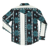 Serape Pearl Snap Shirt | The Oasis - Southwest Stripe | Sendero Provisions Co.