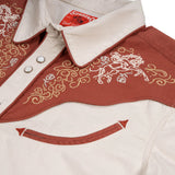 The Cody Western S/S Shirt | Oat | Sendero Provisions Co