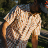 Sawtoof S/S Shirt | White Wash Plaid | Seager Co.