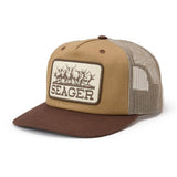 Herd Trucker Snapback | Tan + Brown | Seager Co.