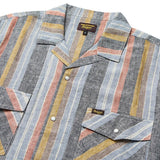 Whippersnapper S/S Shirt | Washed Stripe Navy | Seager Co.