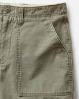 The Surplus Short | Field Olive Reverse Sateen | Taylor Stitch