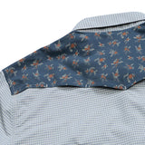 H Bar B Tech Longsleeve | Rancher Floral : Smoke Blue | Howler Bros