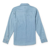 Reagan Pearl Snap | Light Wash Indigo | Seager Co.