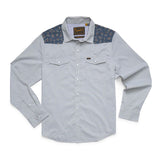 H Bar B Tech Longsleeve | Rancher Floral : Smoke Blue | Howler Bros