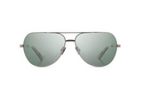 Redmond Metal Sunglasses | Black Chrome Mahogany G15 Polarized | Shwood - Manready Mercantile