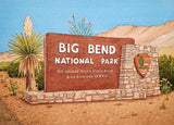 Framed Art Print 5" x 7" | Roadtrippin' Texas | Jim Koehn Artwork