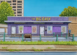 Framed Art Print 5" x 7" | Streets of Houston | Jim Koehn Artwork