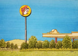 Framed Art Print 5" x 7" | Roadtrippin' Texas | Jim Koehn Artwork