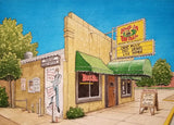 Framed Art Print 5" x 7" | Roadtrippin' Texas | Jim Koehn Artwork
