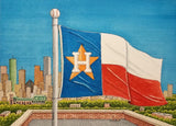 Art Print 5" x 7" | Streets of Houston | Jim Koehn Artwork