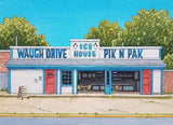 Art Print 5" x 7" | Streets of Houston | Jim Koehn Artwork