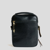 Bison Field Crossbody #177 | Black | Coronado Leather