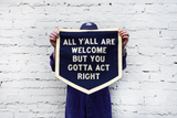 All Y'all Are Welcome Camp Flag | Tate Farms x Oxford Pennant