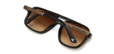 Glacier Sunglasses | Stealie Edition: HD Plus Polarized G15 / Brown Fade | CAMP Eyewear x Grateful Dead