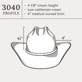 Alamo 10X Straw Cowboy Hat | Natural | Stetson