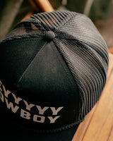 Hey Cowboy Trucker Hat | Black | Manready Mercantile