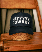 Hey Cowboy Trucker Hat | Navy | Manready Mercantile