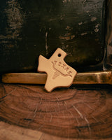Leather Texas Key Tag | Longhorn | Manready Mercantile