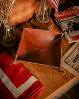 Leather Valet Tray | Houston Home Plate | Manready Mercantile