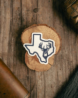 Sticker | Texas Outline Buck | Manready Mercantile