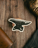Sticker | Anvil Black | Manready Mercantile