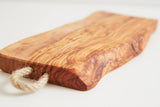 Italian Olivewood Charcuterie Board | Rope Handle | Verve Culture
