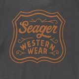 Badge Premium Tee | Pigment Black | Seager Co.