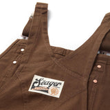 Bison Double Knee Overall | Tobacco | Seager Co.
