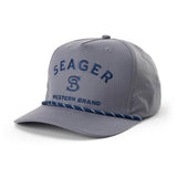 Branded Snapback | Faded Denim | Seager Co.