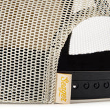 Branded Trucker Snapback | Black & White | Seager Co.