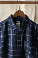 Sutton Slim Shirt | Moonrine Windowpane | Bridge & Burn