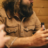 Dust Up Denim Snapshirt | Owens Oaker Wash | Howler Bros