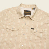 H Bar B Tech Longsleeve | Supernova Stripe : Leche | Howler Bros