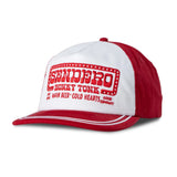 Sendero Honky Tonk Hat | White & Red | Sendero Provisions Co.