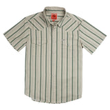 The Wyatt Pearl Snap S/S Shirt | Horseshoe Stripe Aloe | Sendero Provisions Co